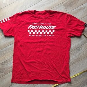 FastHouse Men's Red Graphic Tee Xl